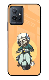 Undead Biker Vivo Y75 5G/Vivo T1 5G Glass Case